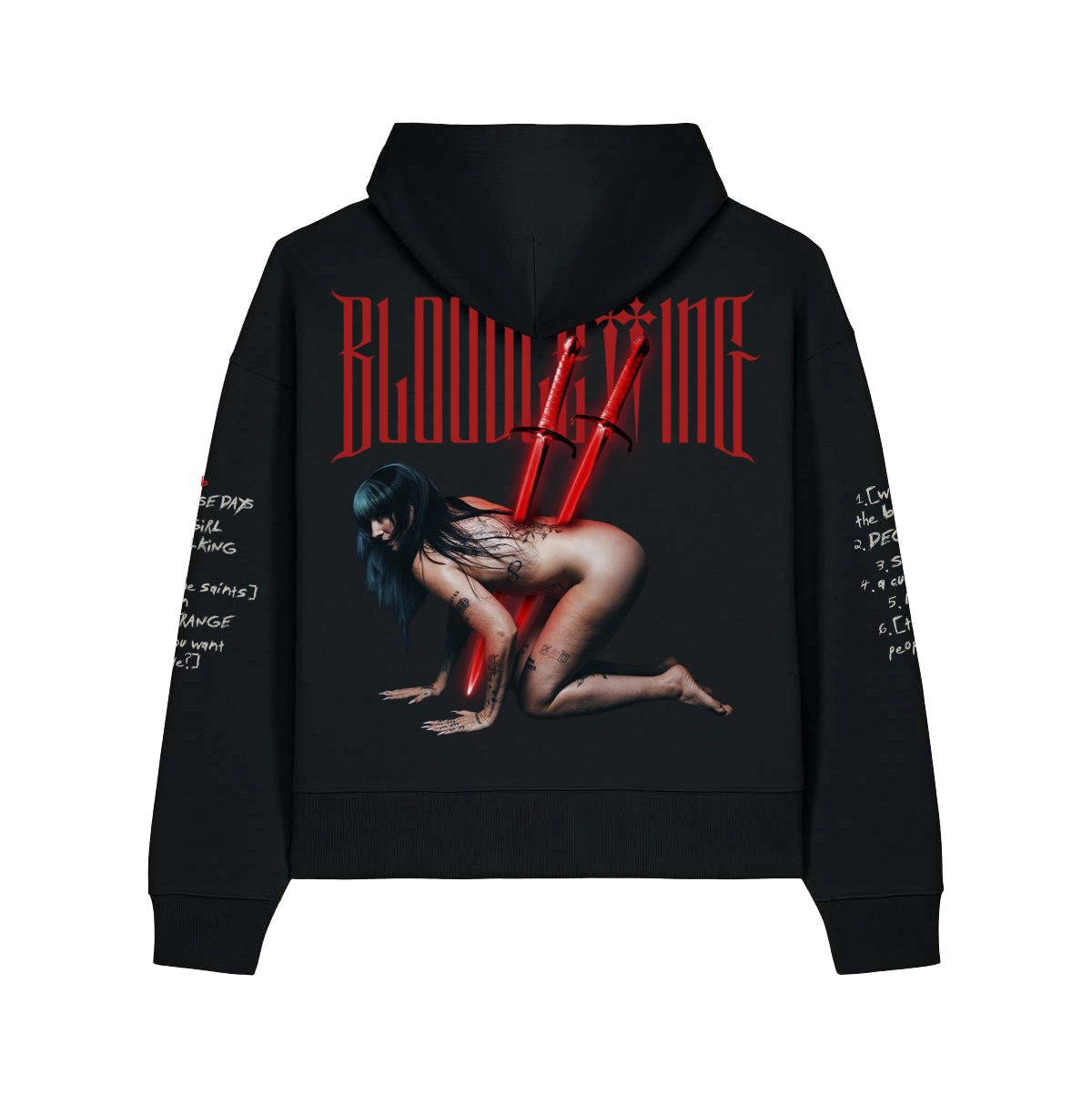BLOODLETTING HOODIE SET (BLACK)