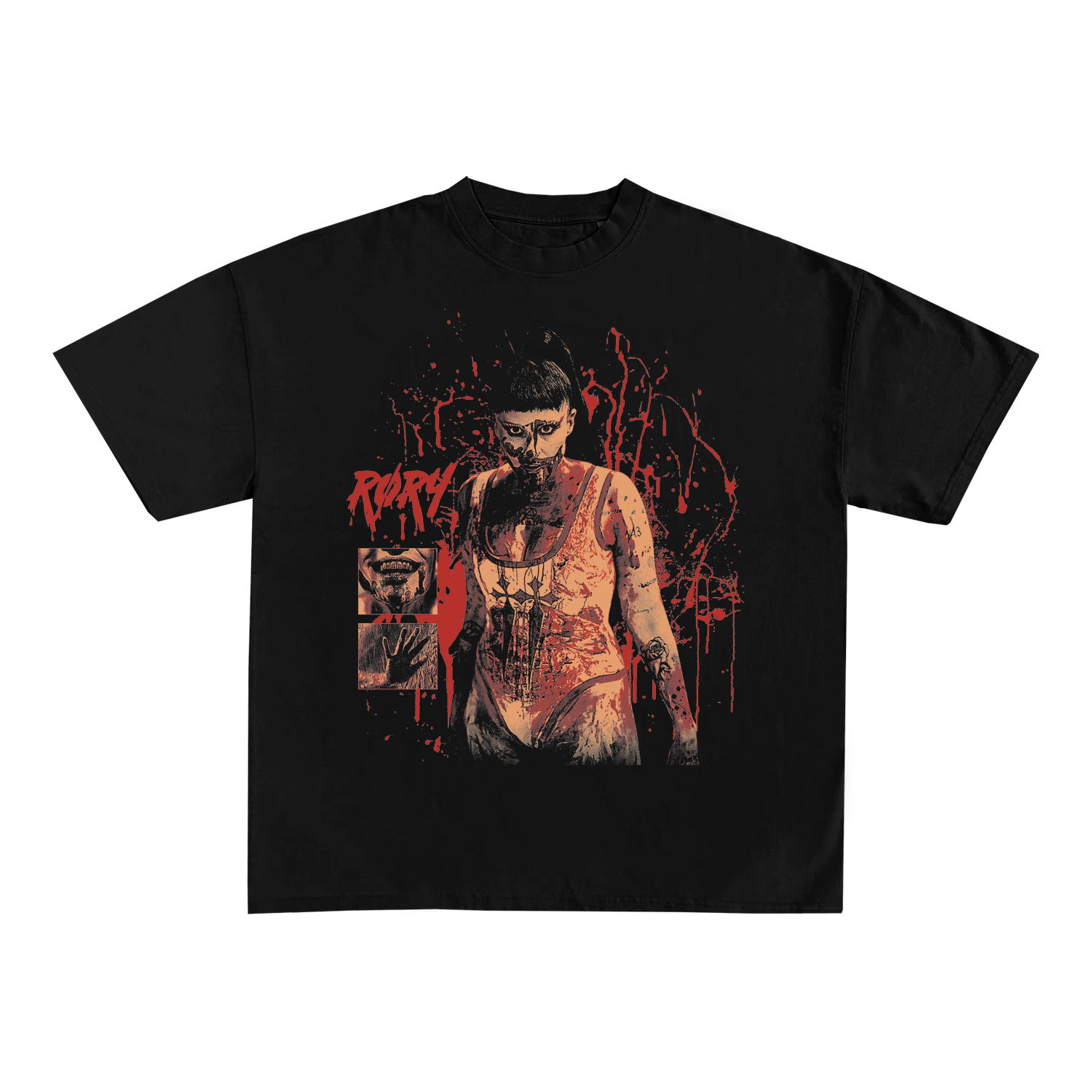RORY - BLOODBATH T-SHIRT (BLACK)